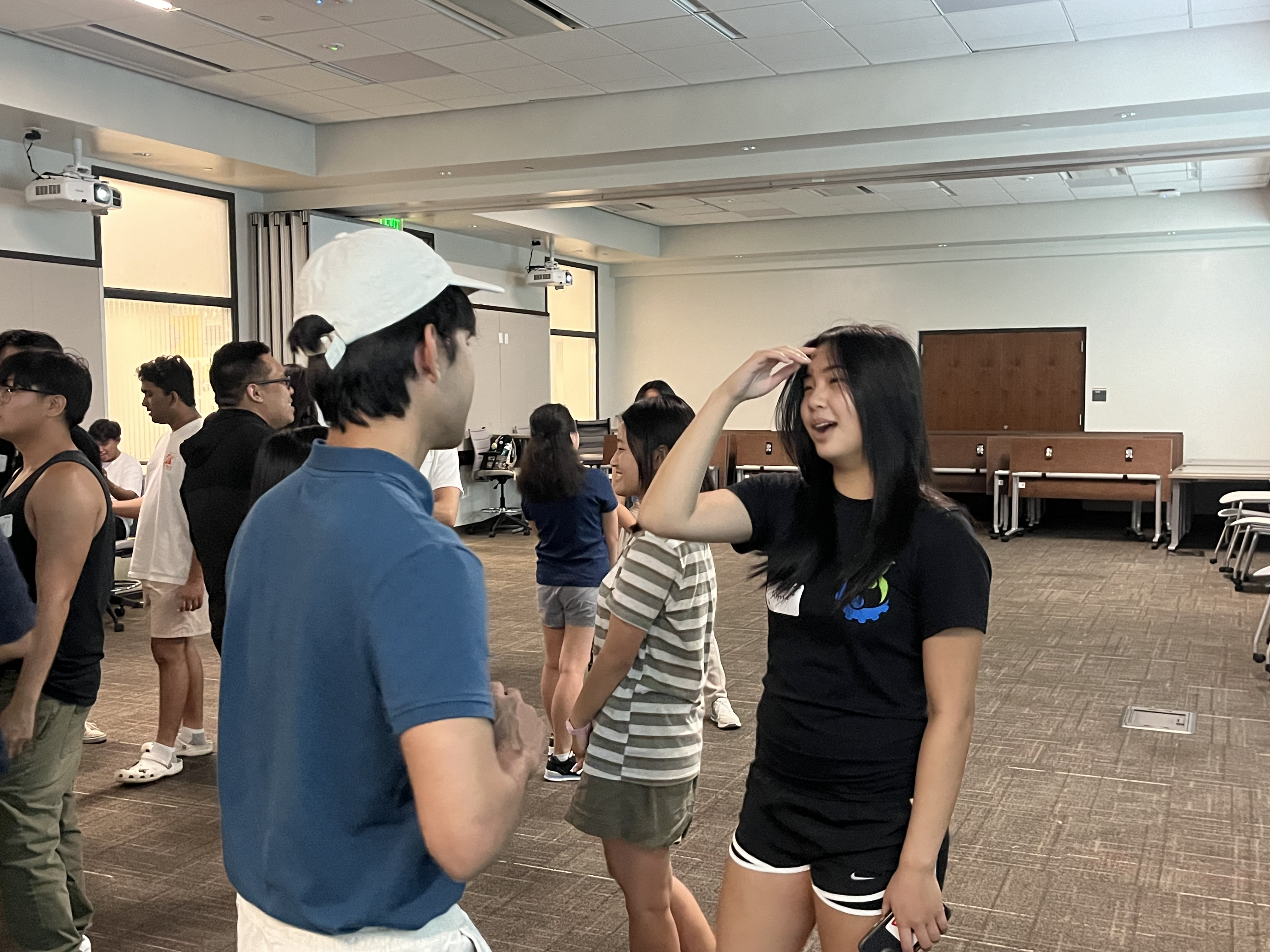 A moment from Mentor-Mentee Speed Friending